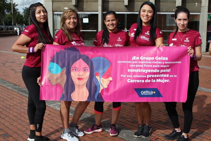 Grupo Gelsa estuvo presente en la Carrera de la Mujer 2022