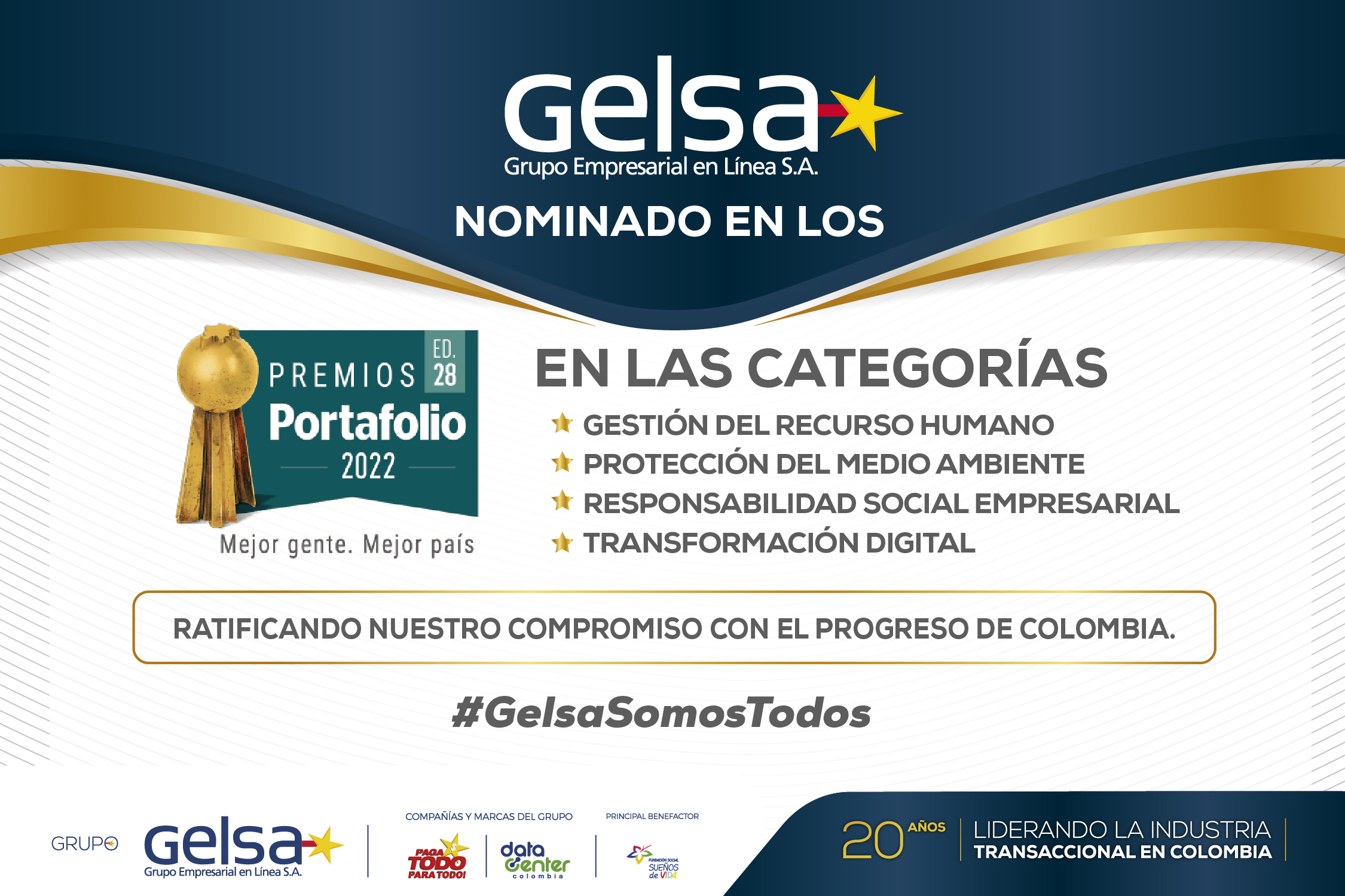 Grupo Gelsa nominado en los Premios Portafolio 2022 